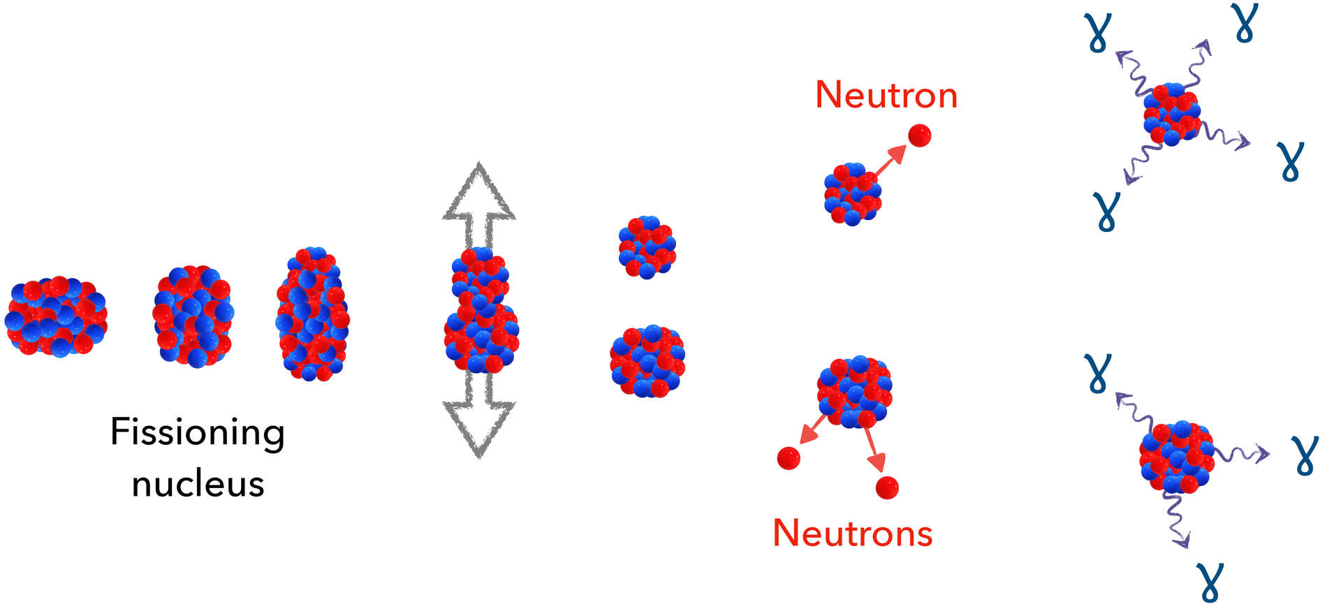 Illustrasjon av nuclear fission